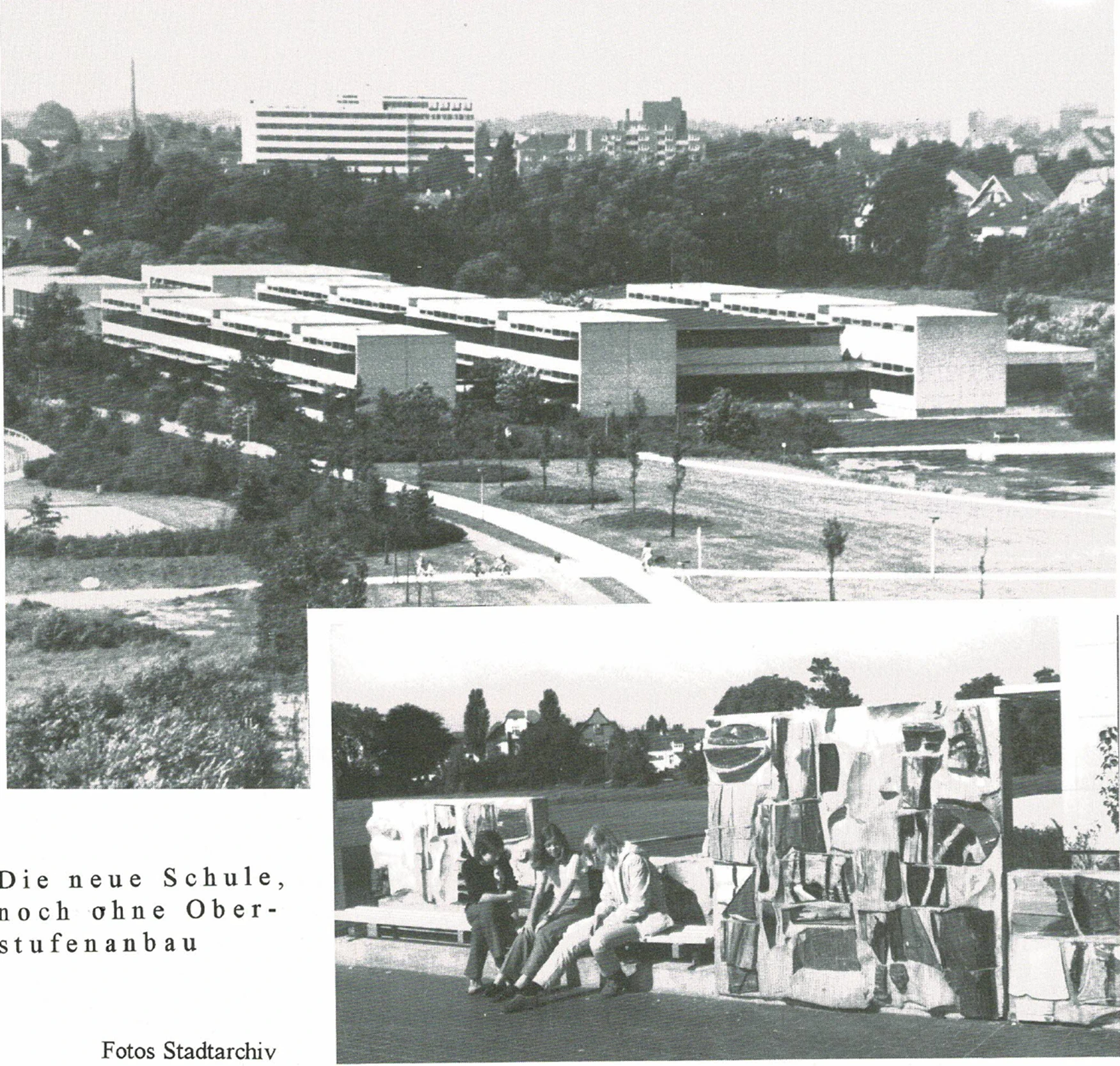 Neues Gebäude, Zum Krückaupark, in Skelettbautechnik