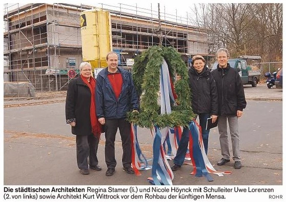 Einweihung des Mensagebäudes