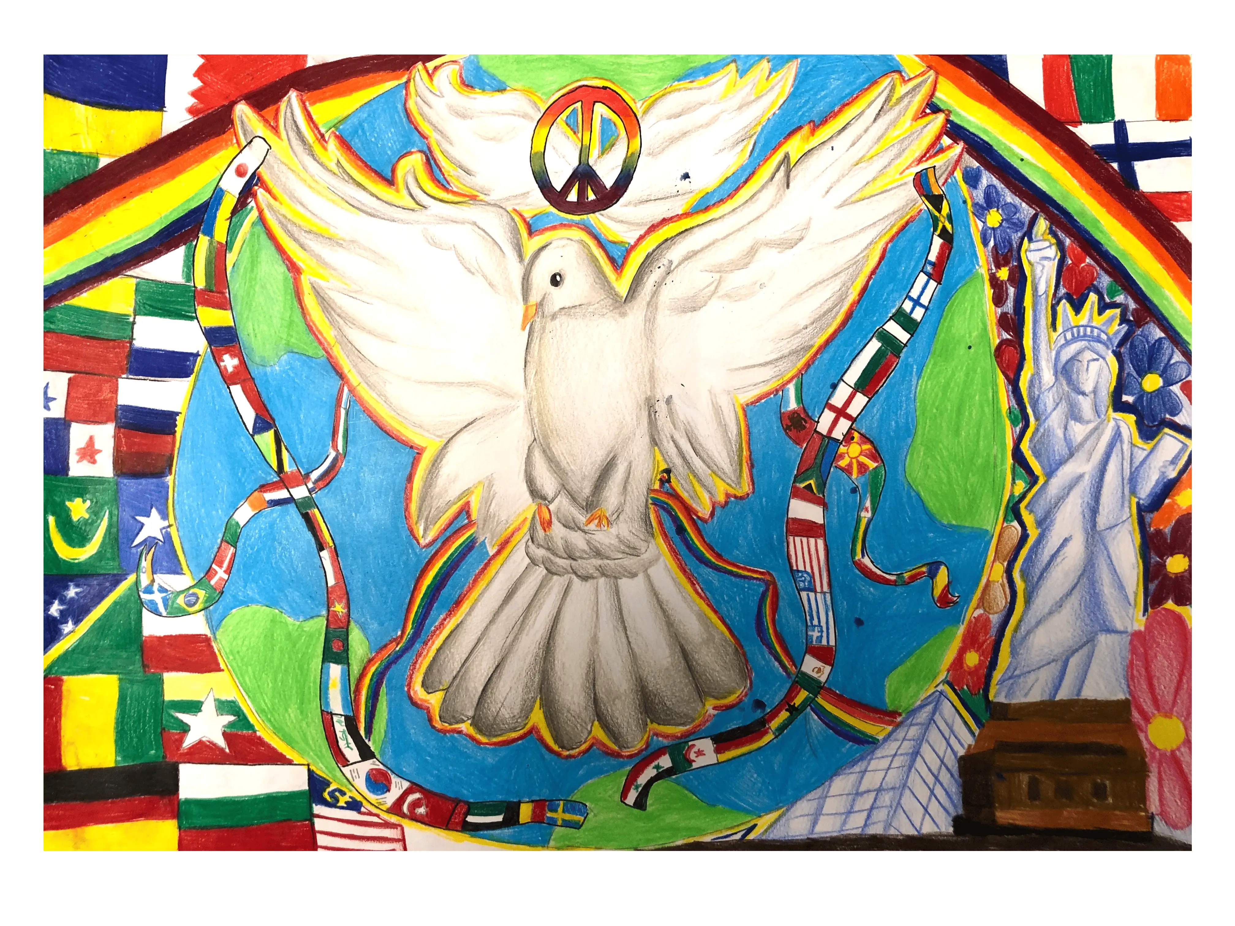 Friedensplakat von Kristiana Slavova (6e)