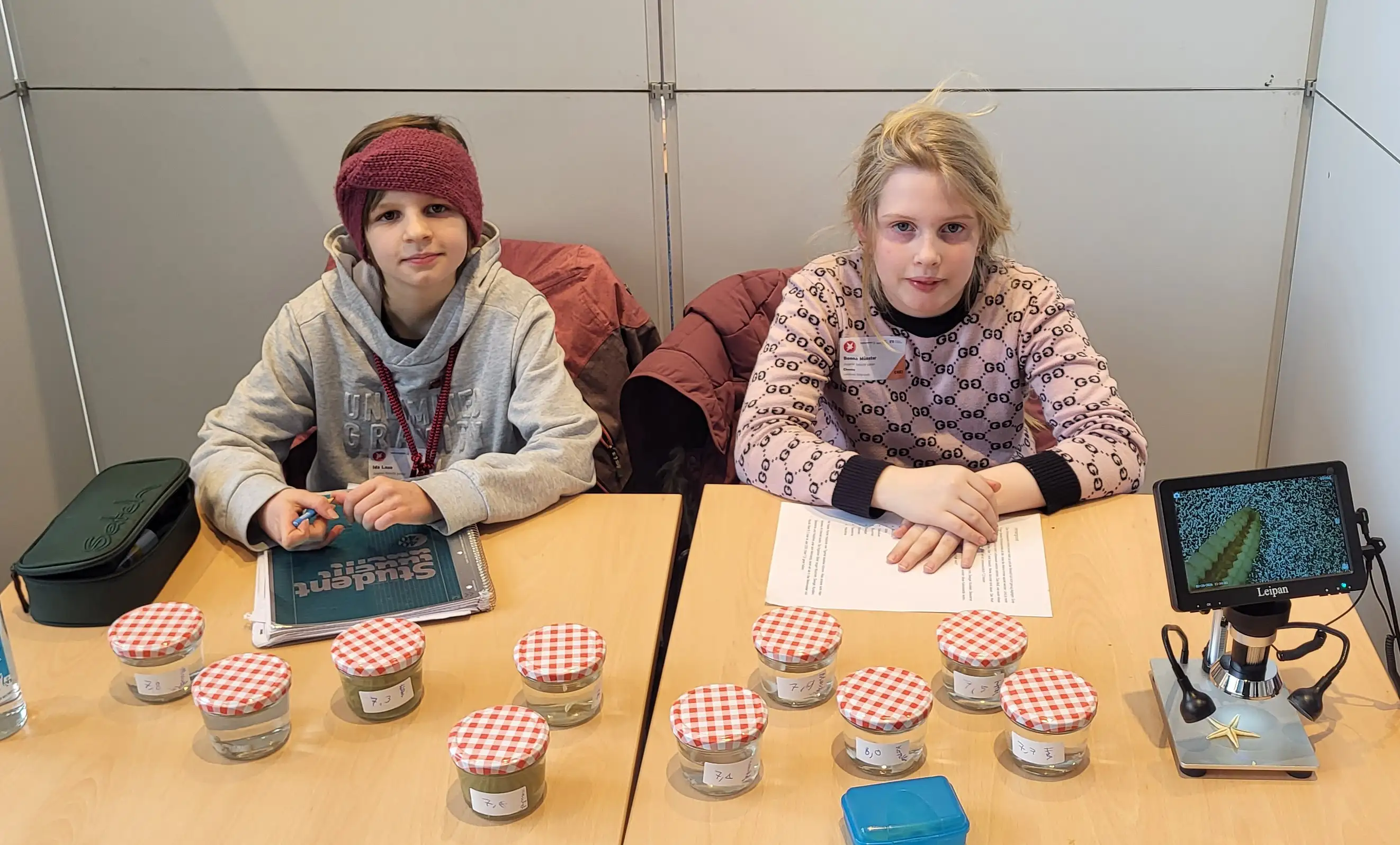 Ida und Bonna haben zum Klimawandel geforscht