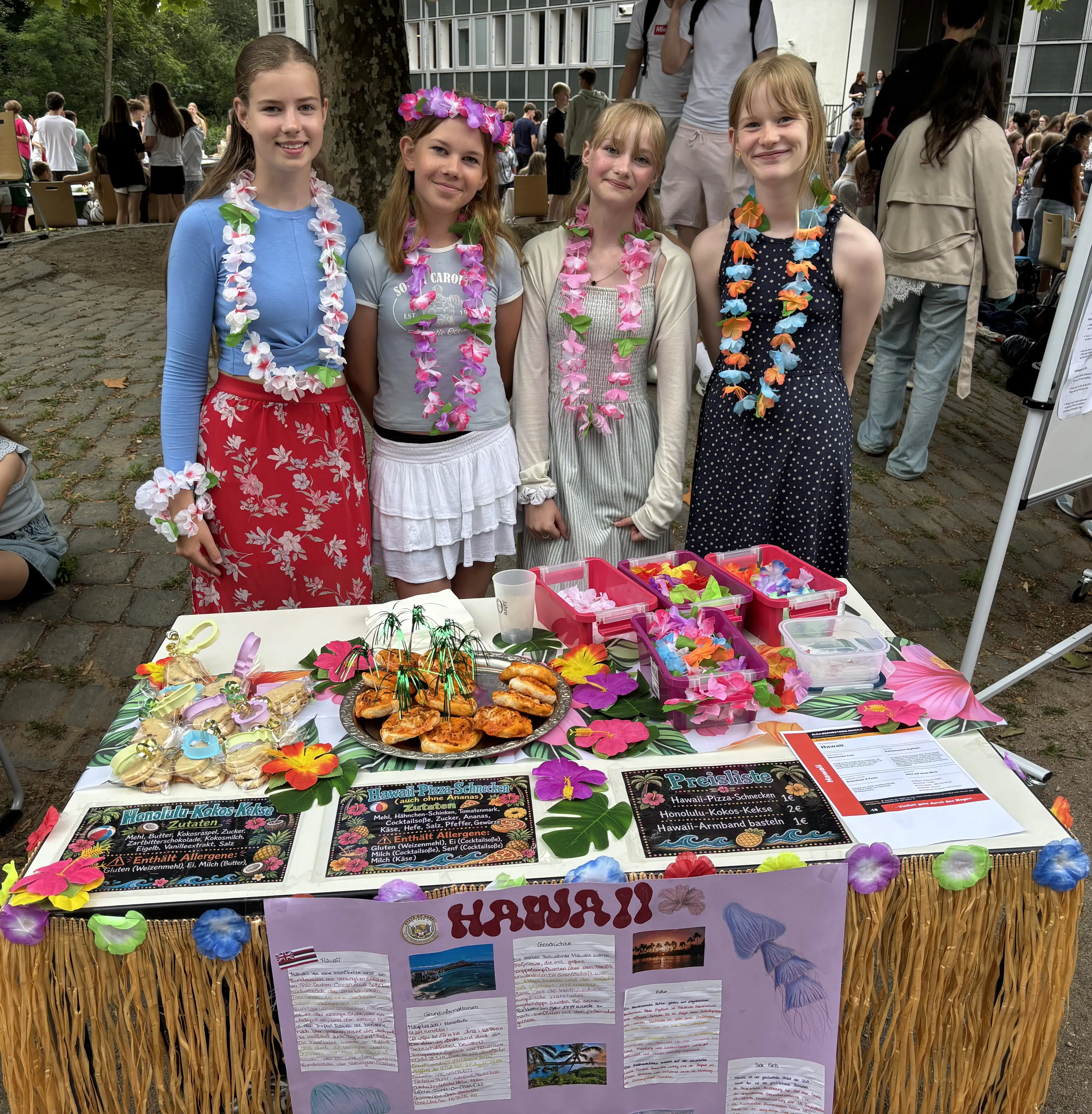Prächtiger Hawaii-Stand